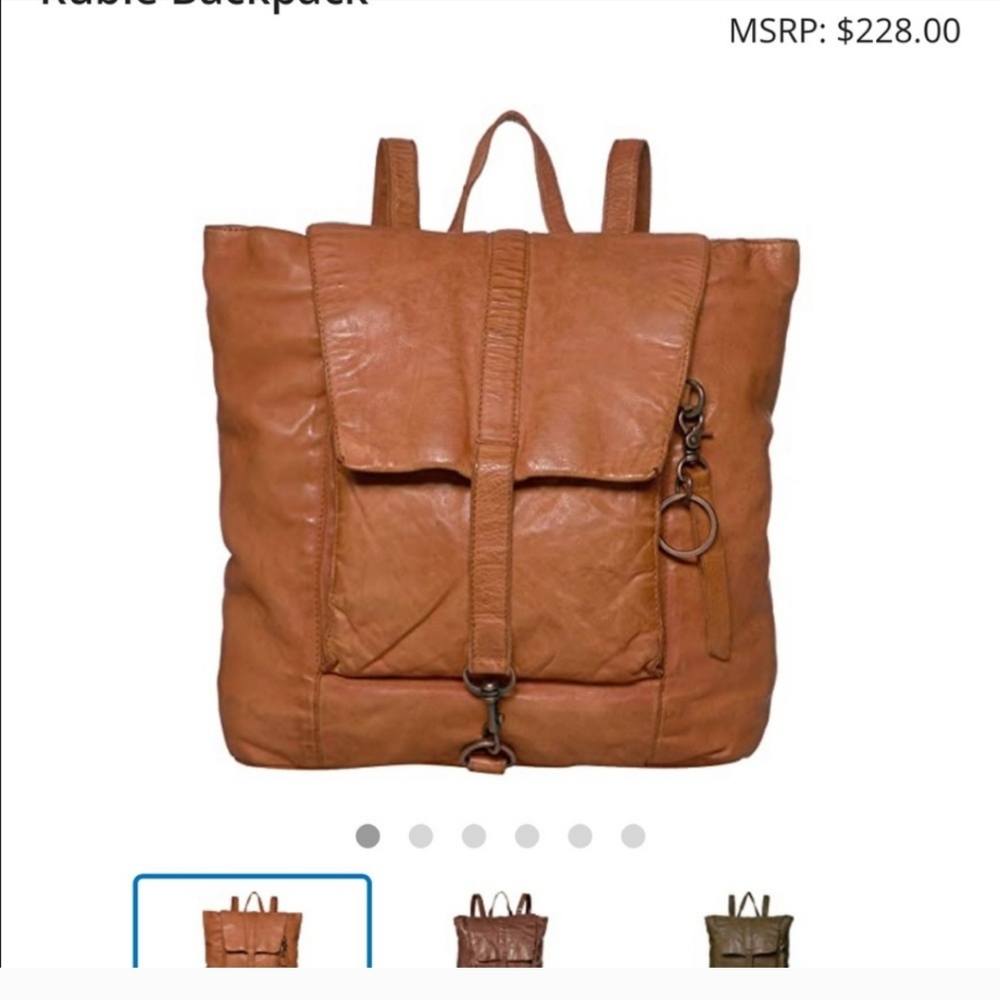 Frye Leather Backpack